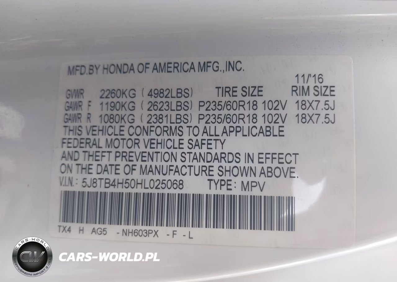 2017 Acura Rdx Technology Acurawatch Plus Packages-W-Technology Package VIN:5J8TB4H50HL025068 - 9
