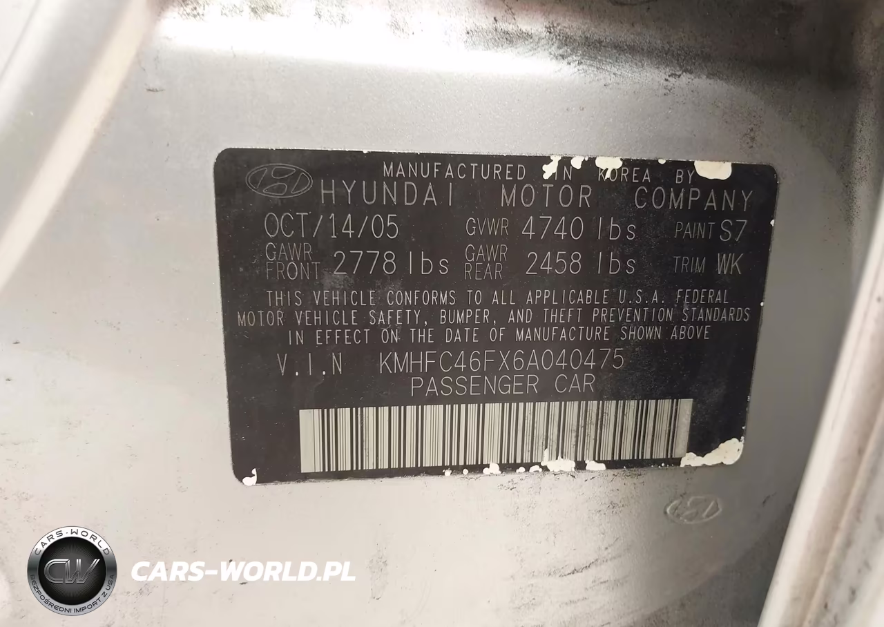 2006 Hyundai Azera Limited-Se VIN:KMHFC46FX6A040475 - 9