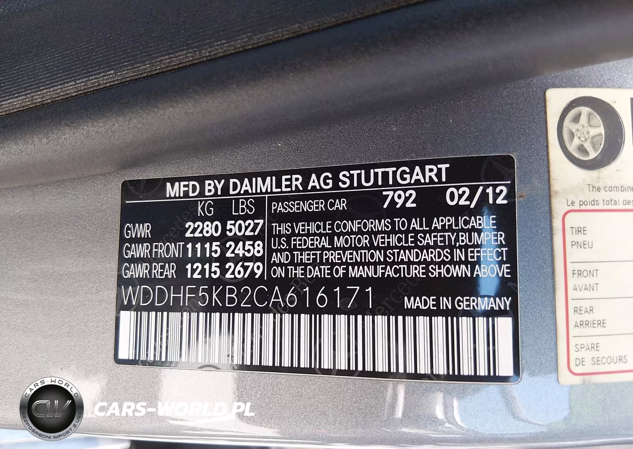 2012 Mercedes-Benz E 350 VIN:WDDHF5KB2CA616171 - 9