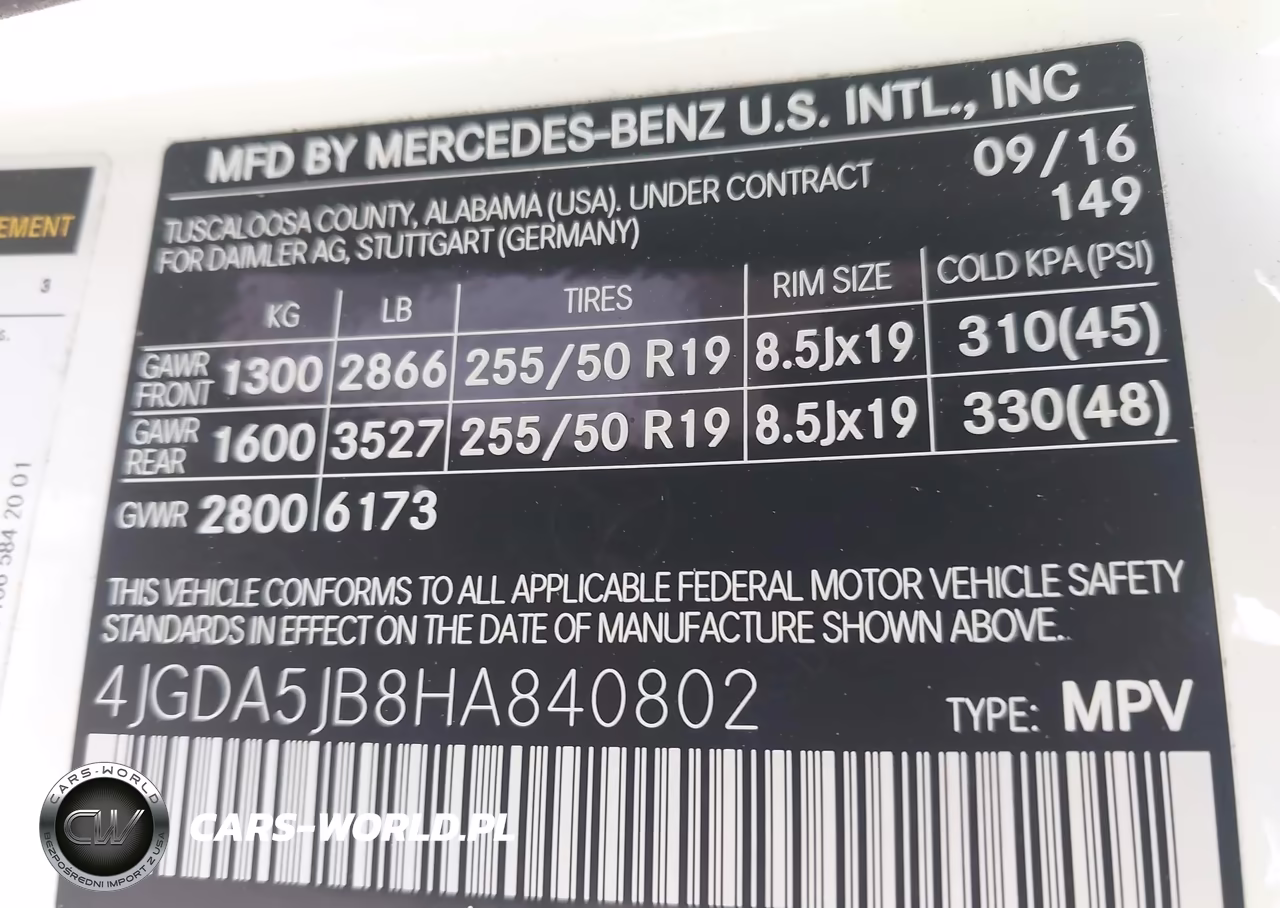 2017 Mercedes-Benz Gle 350 VIN:4JGDA5JB8HA840802 - 9