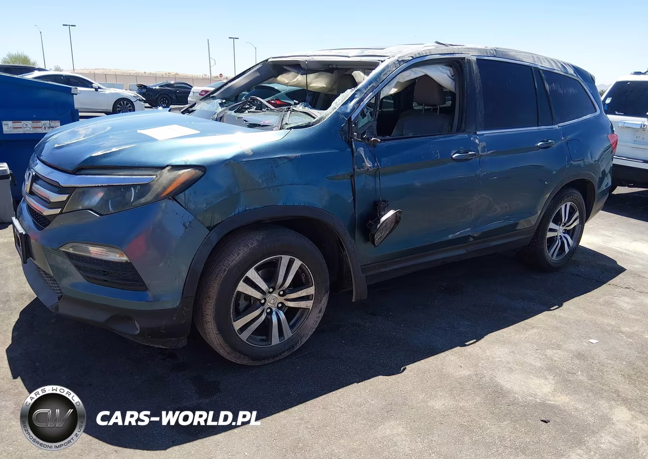 2016 Honda Pilot Ex-L VIN:5FNYF5H53GB011777 - 2