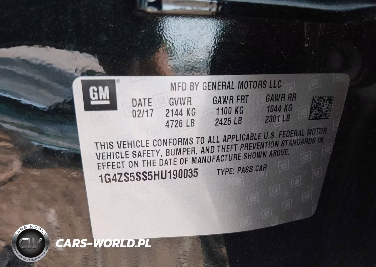 2017 Buick Lacrosse Premium VIN:1G4ZS5SS5HU190035 - 9