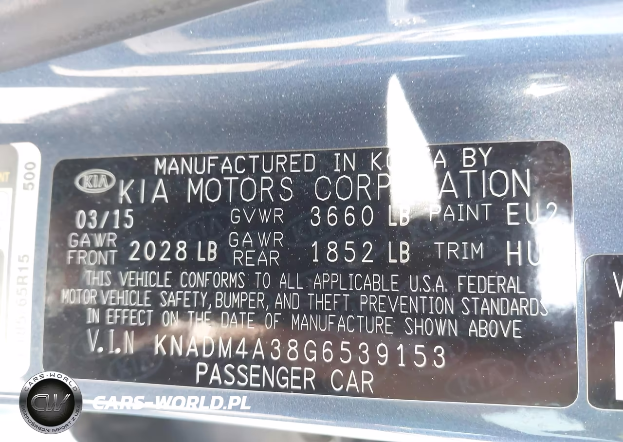 2016 Kia Rio Lx VIN:KNADM4A38G6539153 - 9