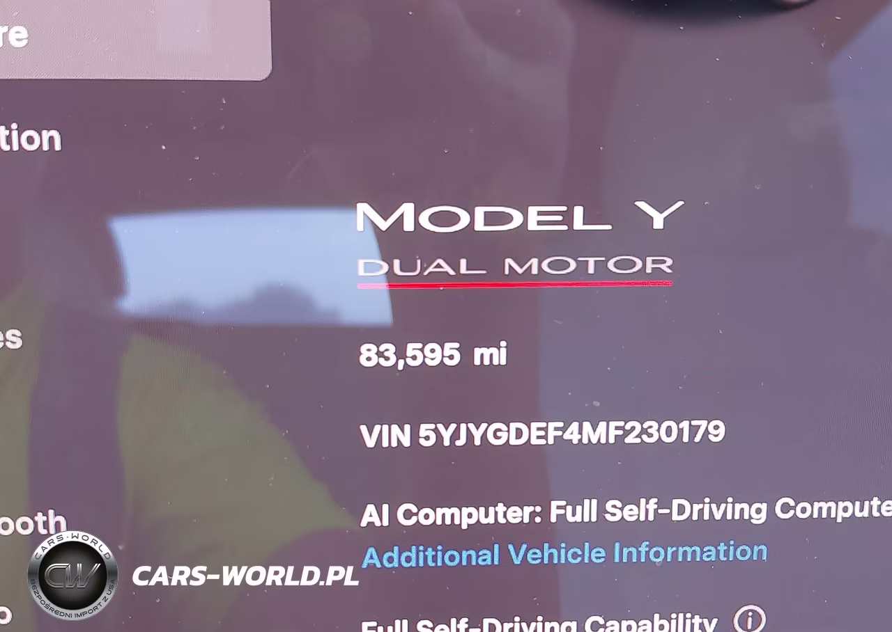 2021 Tesla Model Y Performance Dual Motor All-Wheel Drive VIN:5YJYGDEF4MF230179 - 15