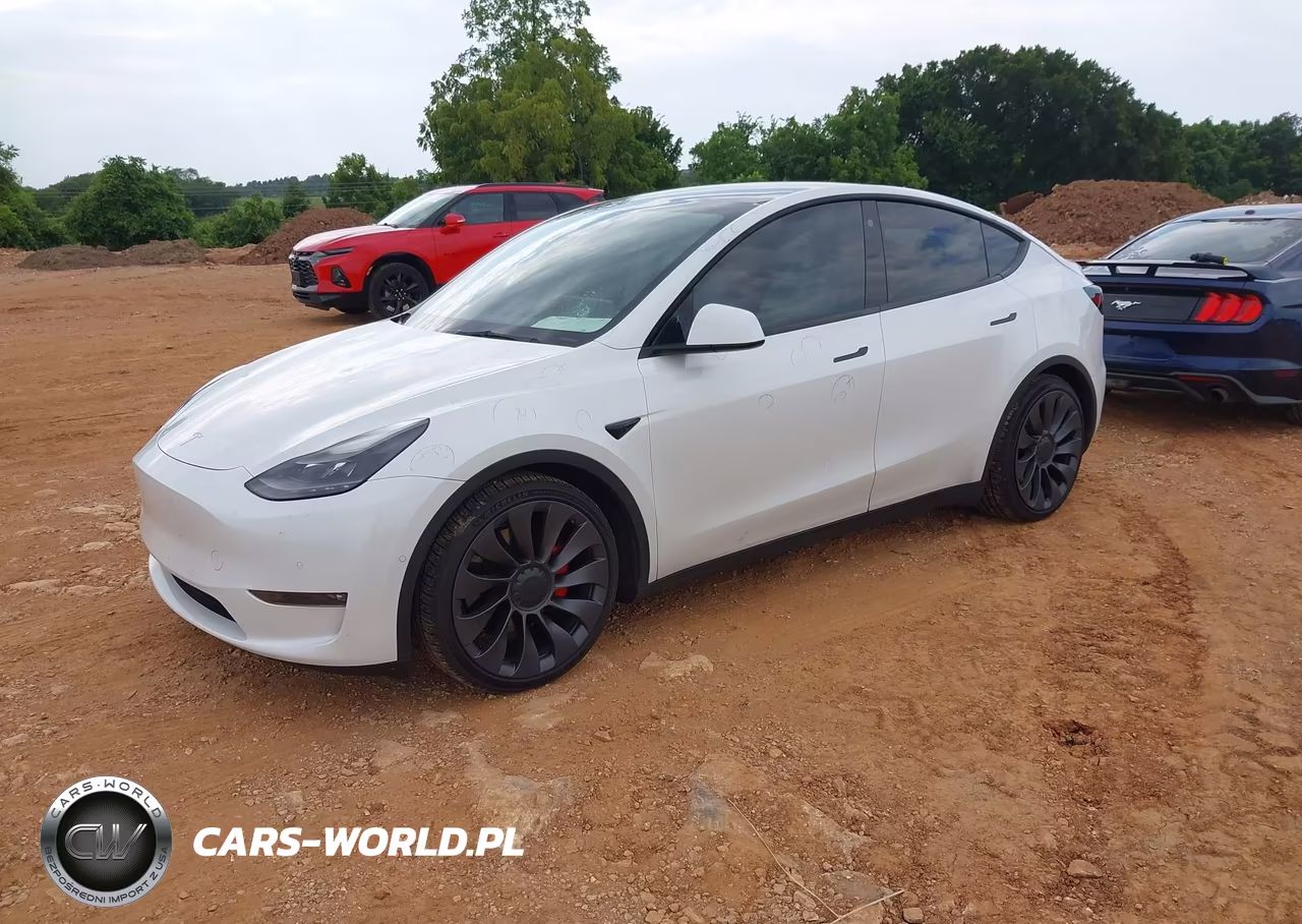 2021 Tesla Model Y Performance Dual Motor All-Wheel Drive VIN:5YJYGDEF4MF230179 - 2