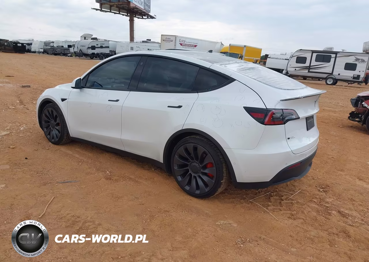 2021 Tesla Model Y Performance Dual Motor All-Wheel Drive VIN:5YJYGDEF4MF230179 - 3