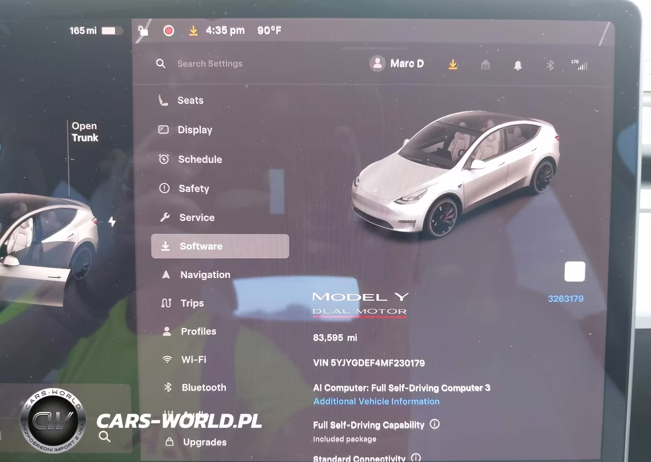 2021 Tesla Model Y Performance Dual Motor All-Wheel Drive VIN:5YJYGDEF4MF230179 - 7
