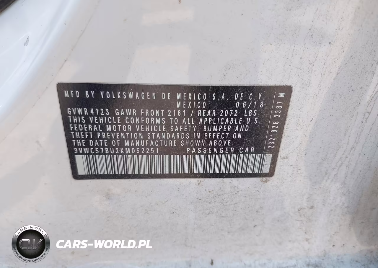 2019 Volkswagen Jetta 1.4T R-Line-1.4T S-1.4T Se VIN:3VWC57BU2KM052251 - 9
