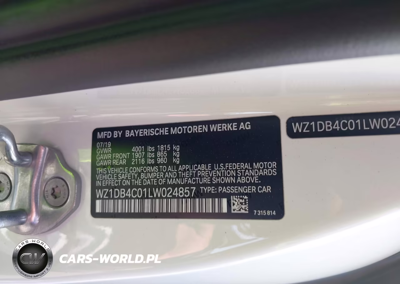 TOYOTA SUPRA BASE VIN:WZ1DB4C01LW024857 - 9