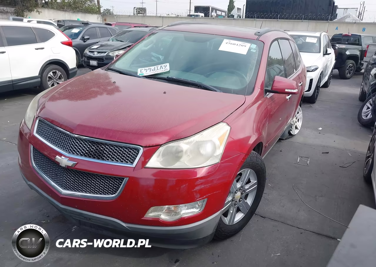 2010 Chevrolet Traverse Lt VIN:1GNLRFEDXAS135243 - 2