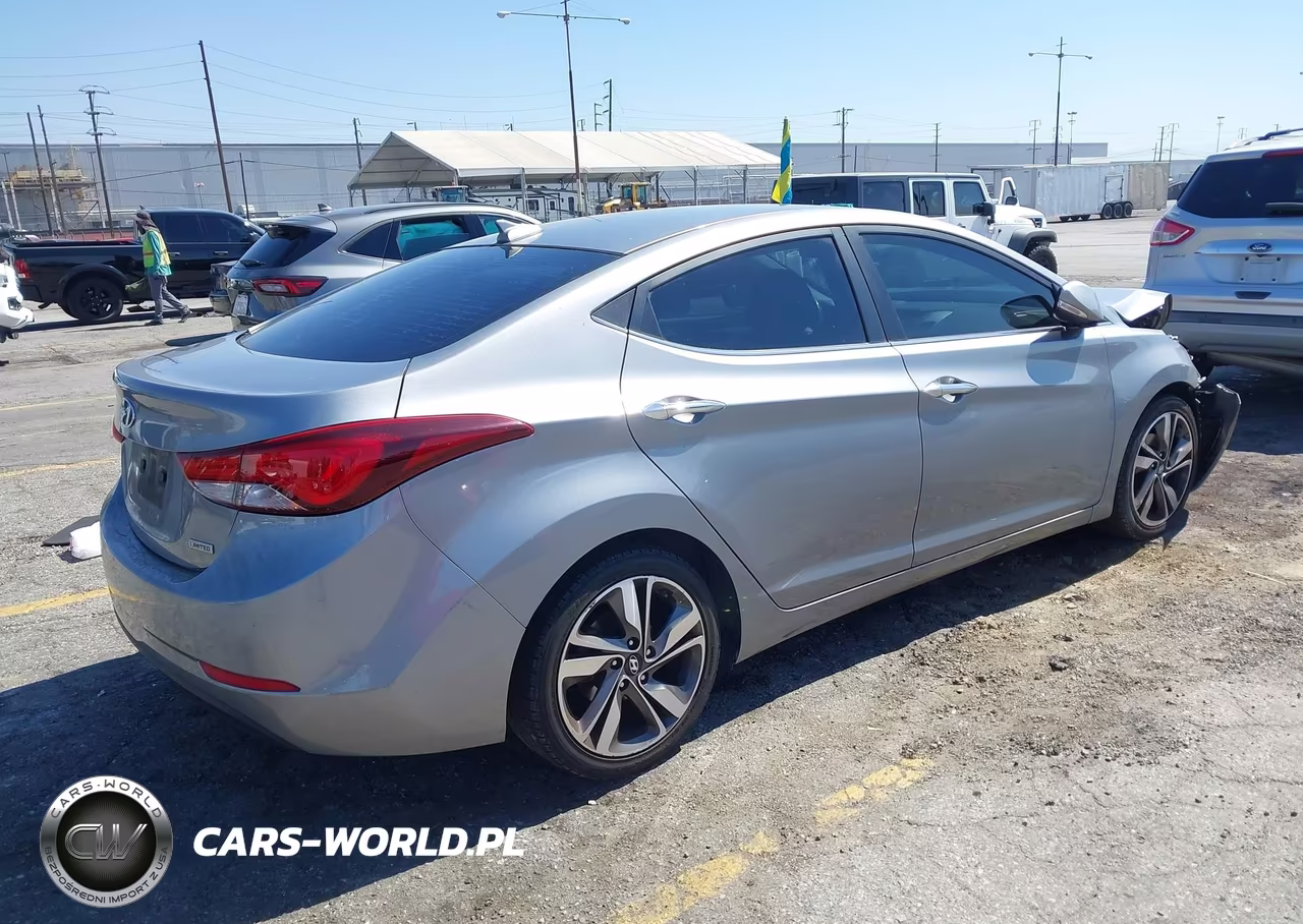 2014 Hyundai Elantra Limited VIN:KMHDH4AE6EU121820 - 4