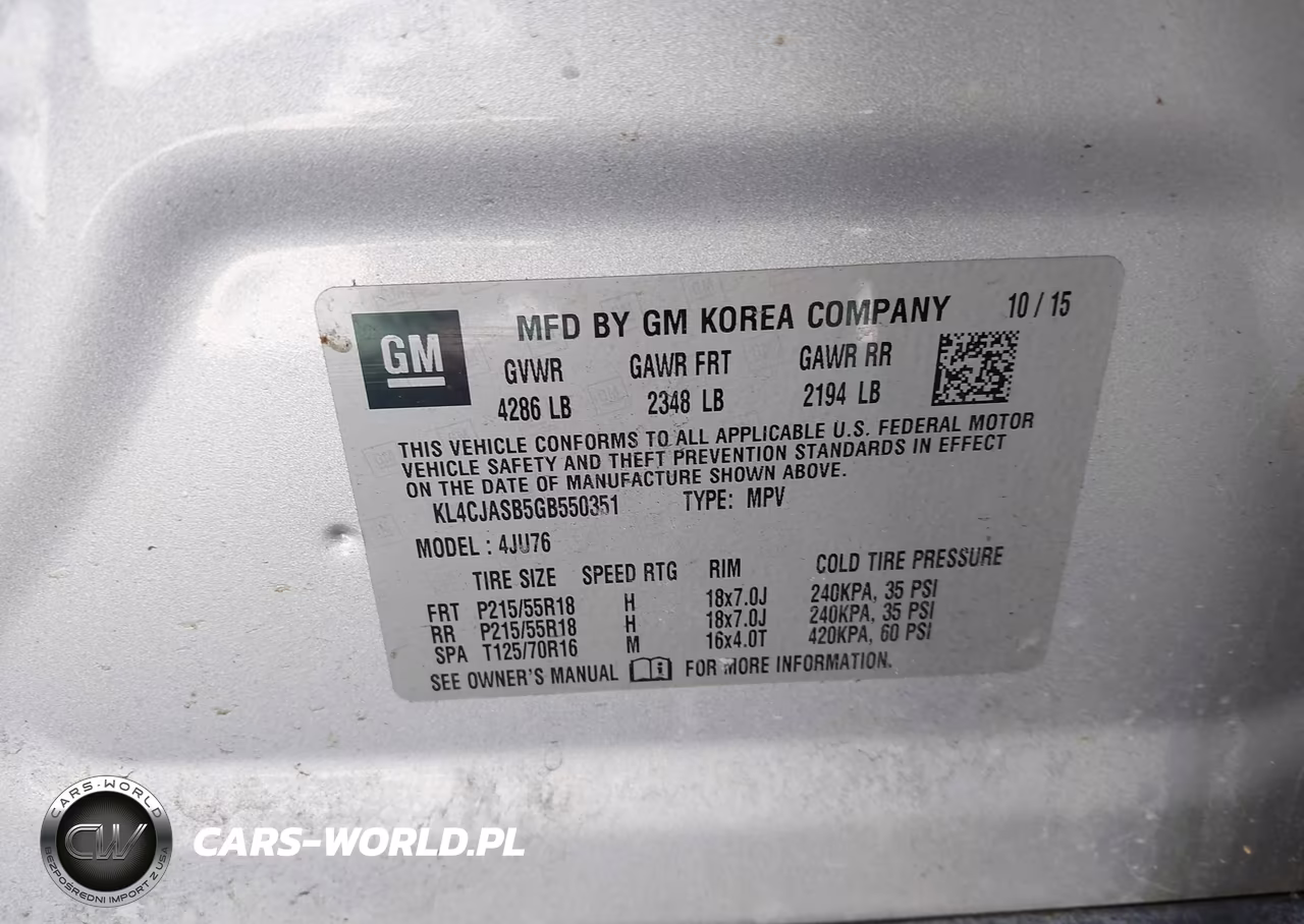 2016 Buick Encore VIN:KL4CJASB5GB550351 - 9