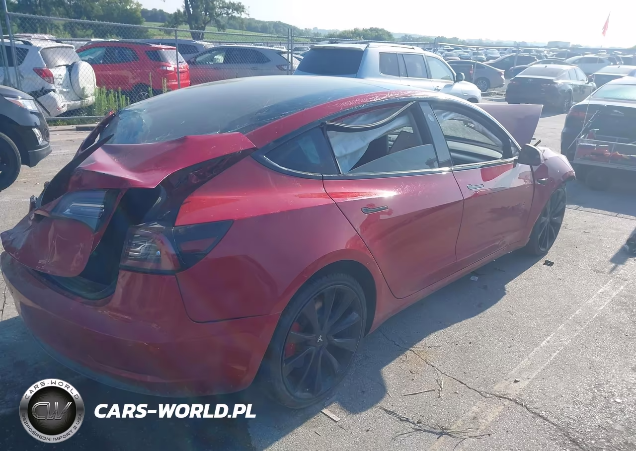 2019 Tesla Model 3 Long Range-Performance VIN:5YJ3E1EBXKF393024 - 4