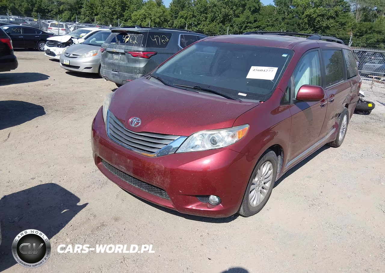 2016 Toyota Sienna Xle Premium 8 Passenger VIN:5TDYK3DC6GS741876 - 2