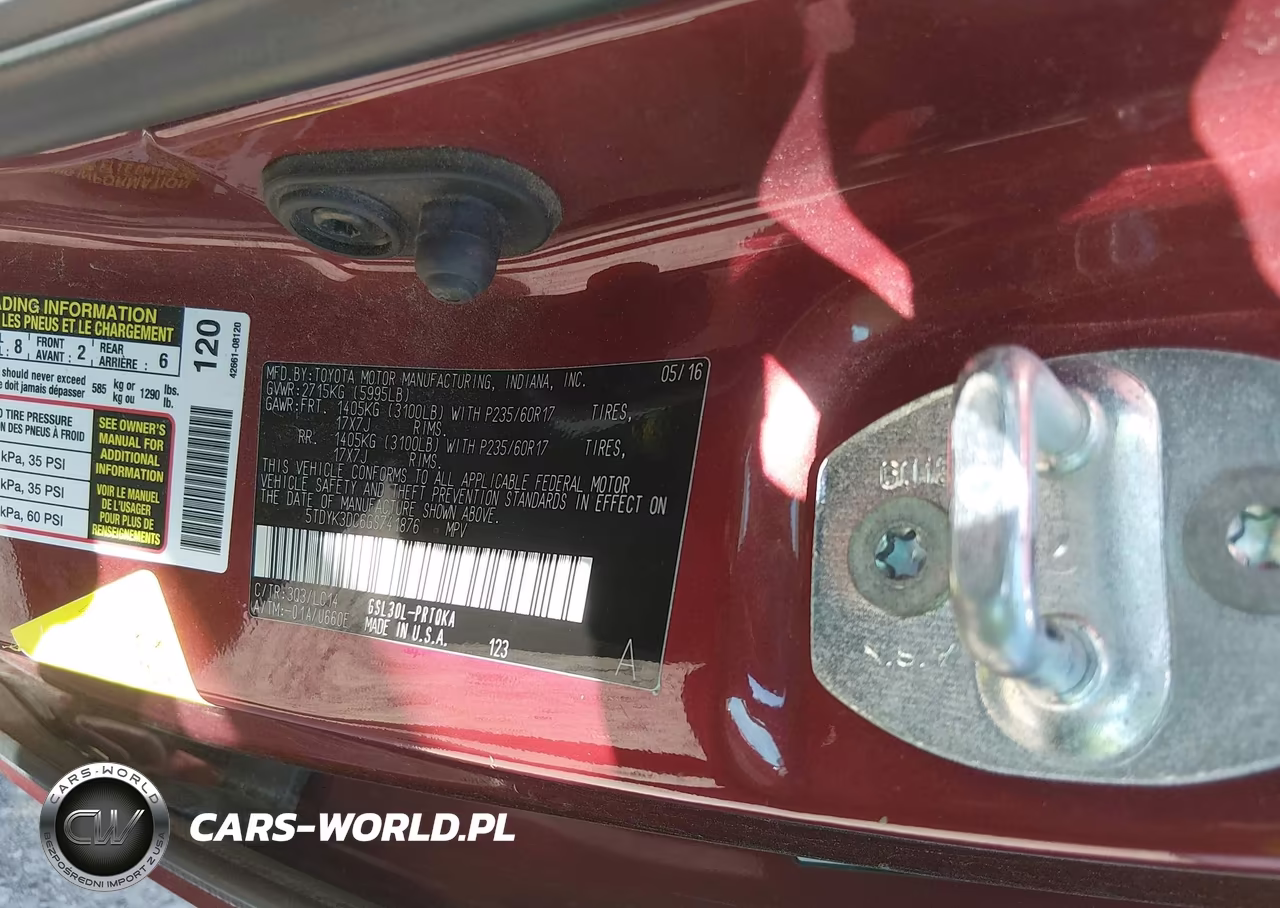 2016 Toyota Sienna Xle Premium 8 Passenger VIN:5TDYK3DC6GS741876 - 9