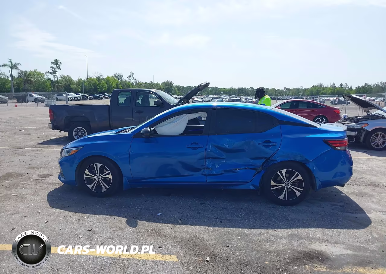 2020 Nissan Sentra Sv Xtronic Cvt VIN:3N1AB8CVXLY277255 - 14