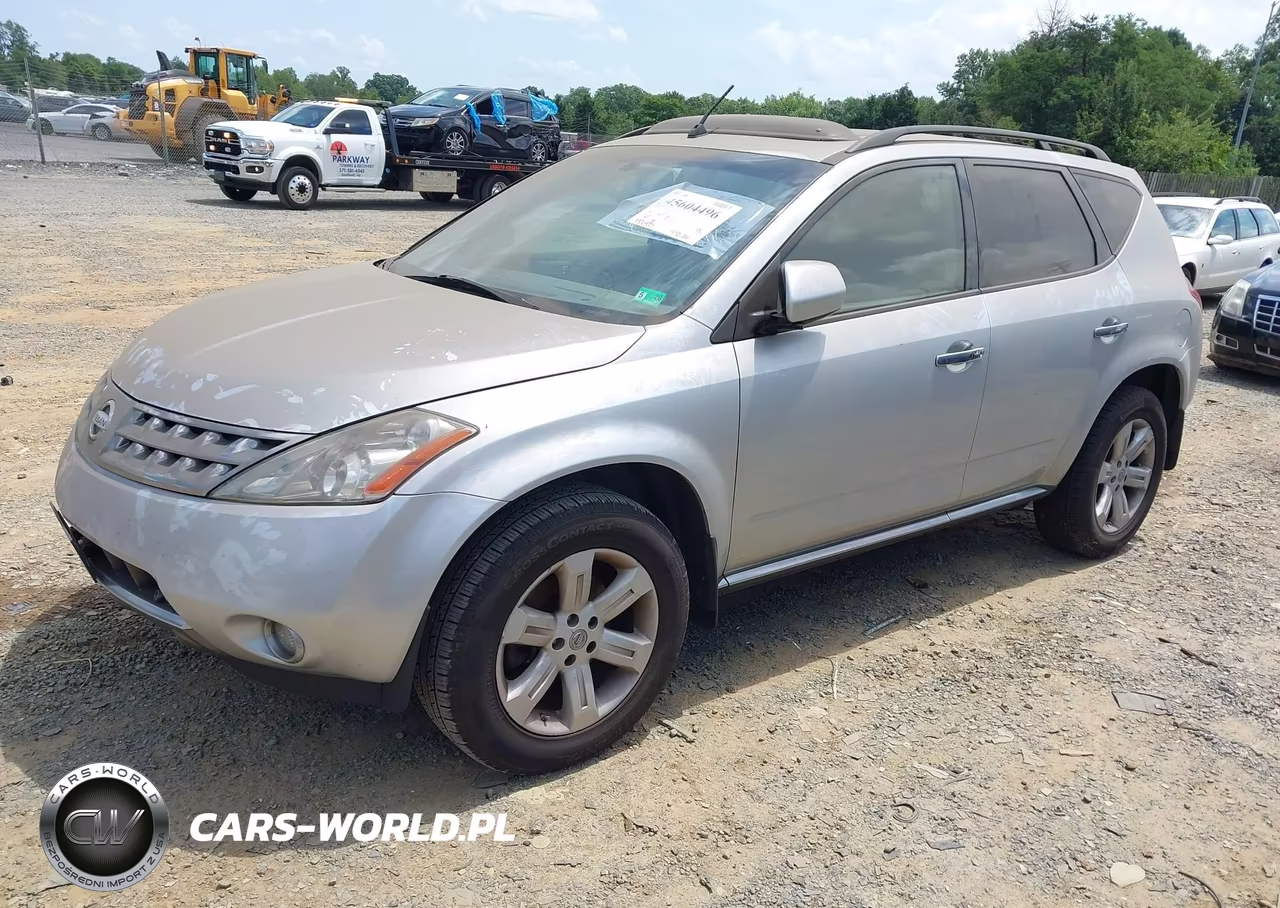 2007 Nissan Murano Sl VIN:JN8AZ08WX7W605786 - 2