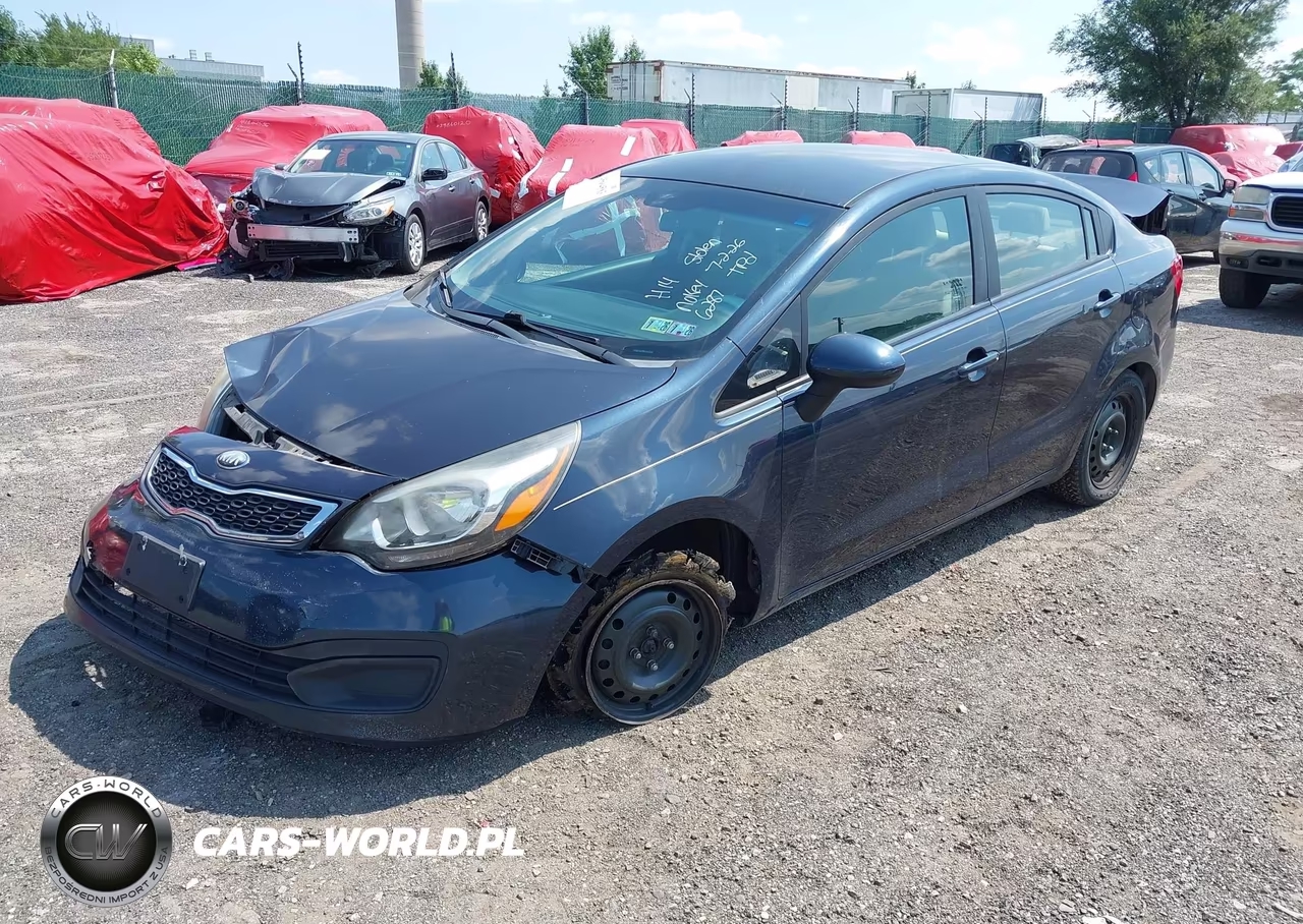 2013 Kia Rio Ex VIN:KNADN4A32D6216287 - 2