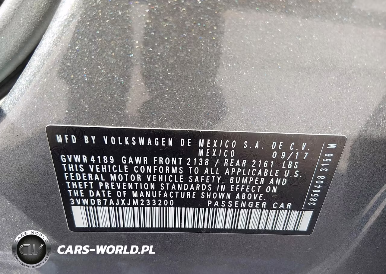 2018 Volkswagen Jetta 1.4T Se-1.4T Wolfsburg Edition VIN:3VWDB7AJXJM233200 - 9