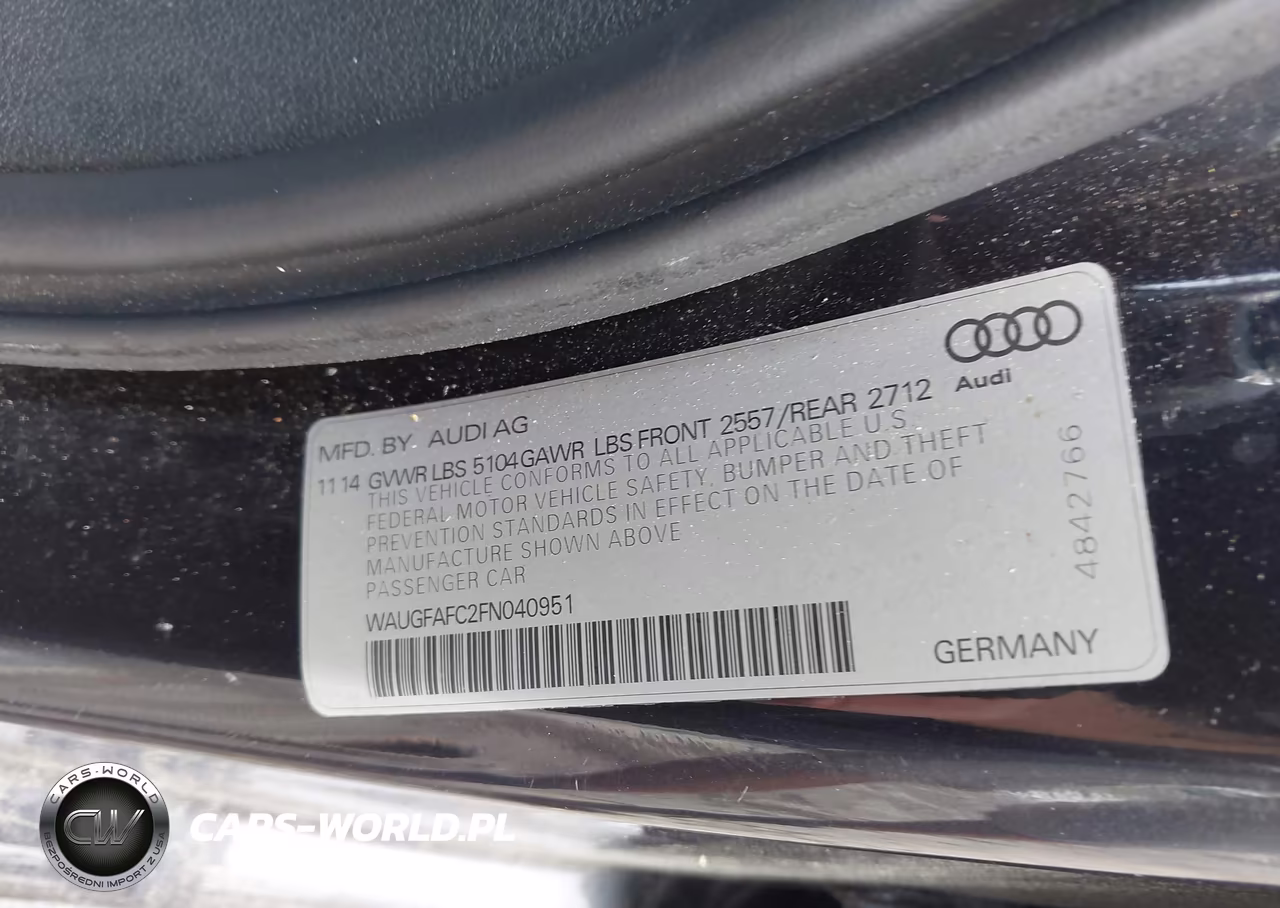 2015 Audi A6 2.0T Premium VIN:WAUGFAFC2FN040951 - 9