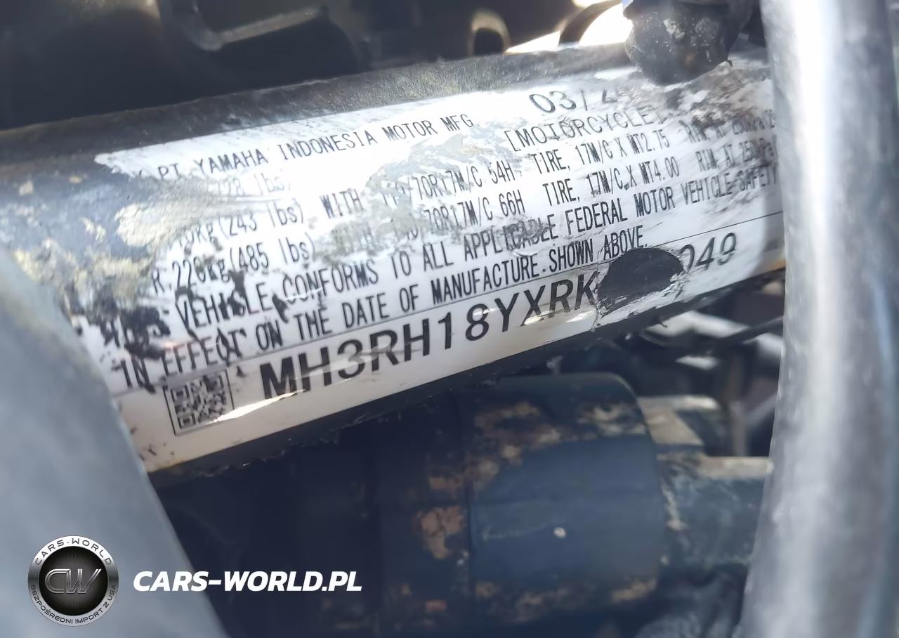 2024 Yamaha Yzfr3 A VIN:MH3RH18YXRK017049 - 10