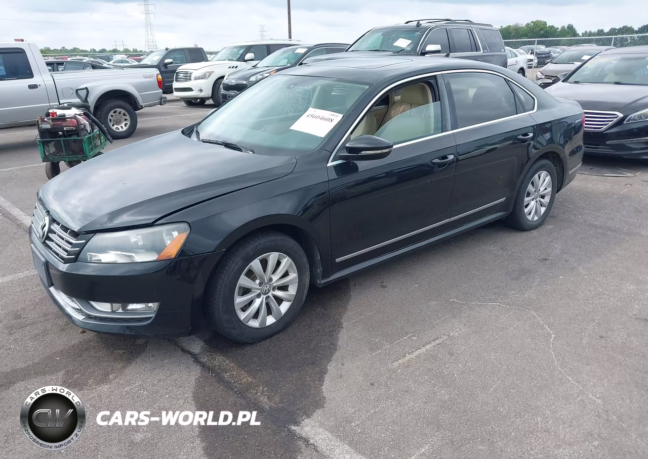 2012 Volkswagen Passat 2.0L Tdi Se VIN:1VWBN7A38CC090588 - 2