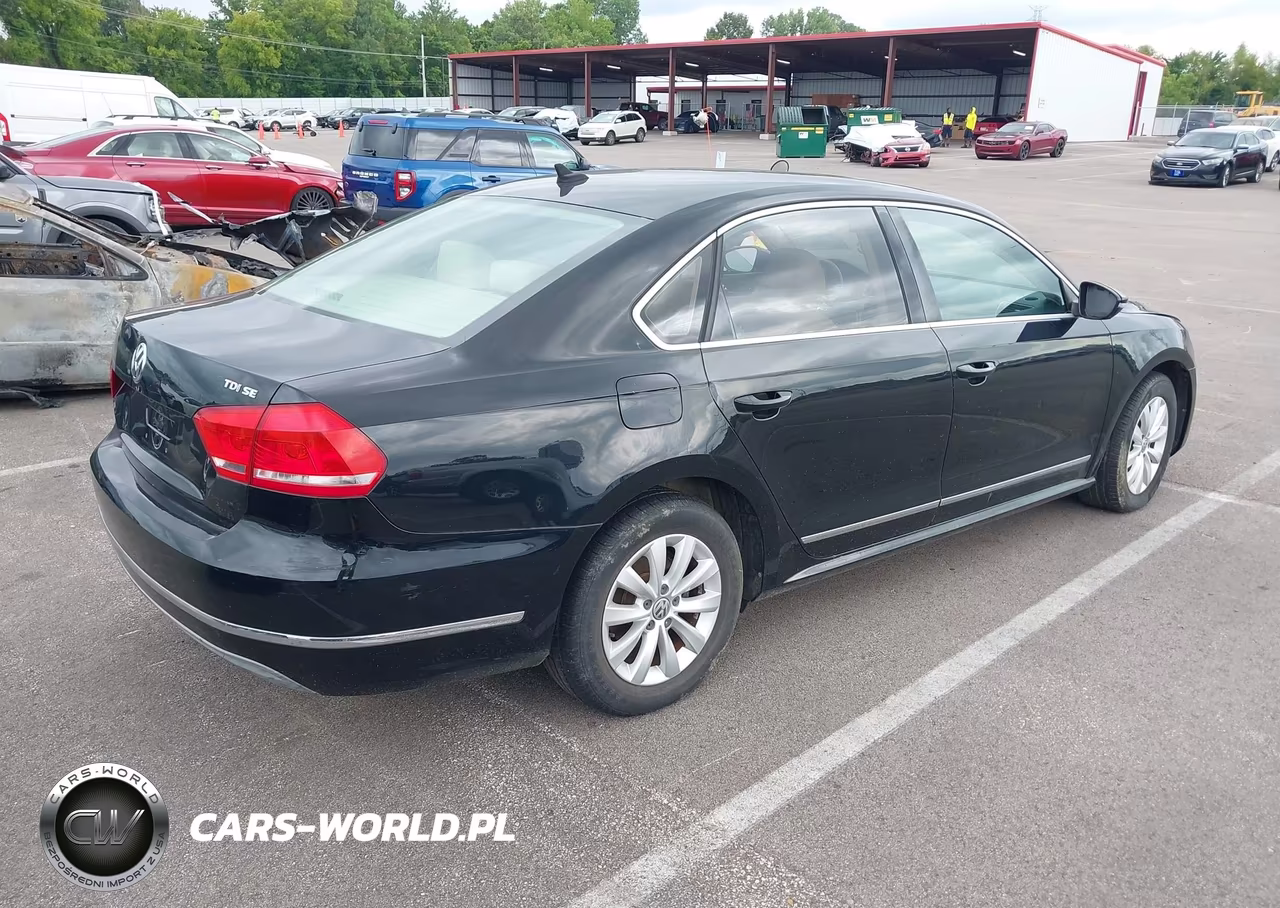 2012 Volkswagen Passat 2.0L Tdi Se VIN:1VWBN7A38CC090588 - 4