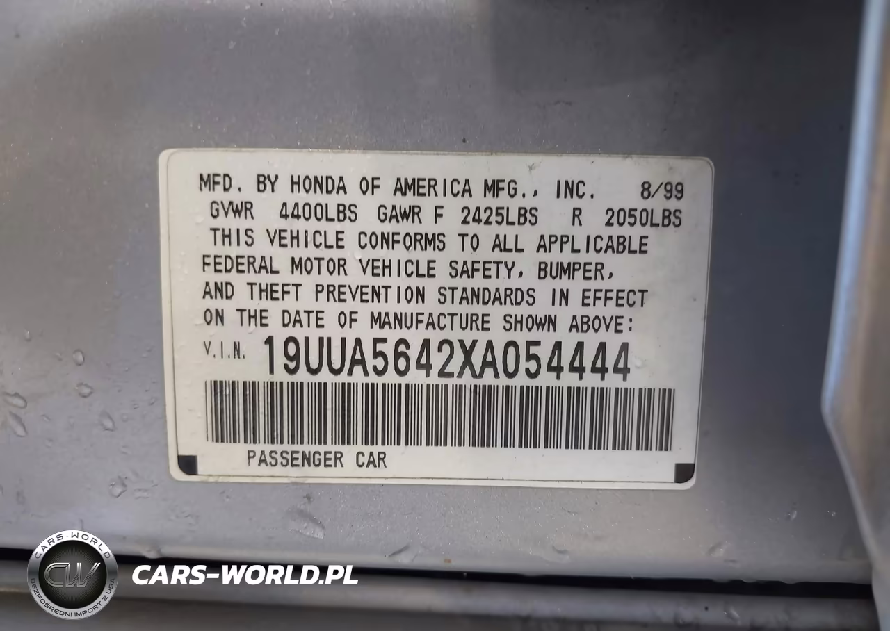 1999 Acura Tl 3.2 VIN:19UUA5642XA054444 - 9