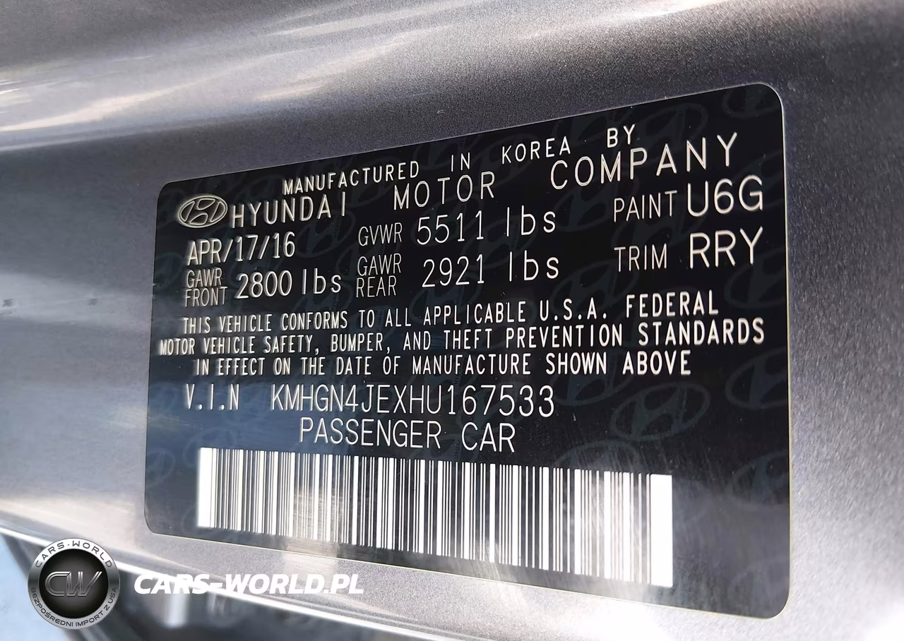 2017 Genesis G80 3.8 VIN:KMHGN4JEXHU167533 - 9