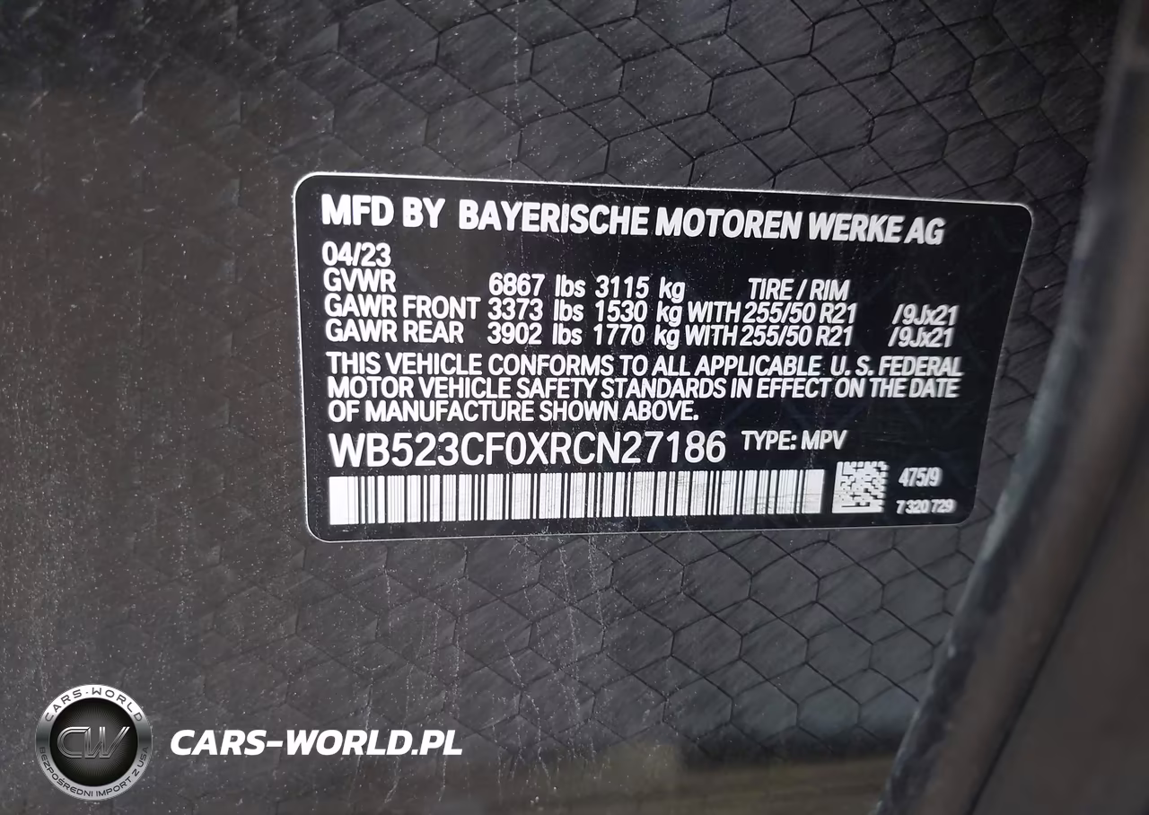2024 BMW Ix xDrive50 VIN:WB523CF0XRCN27186 - 9