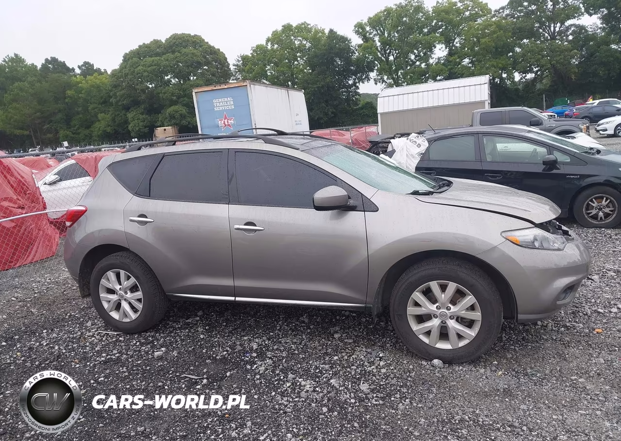 2012 Nissan Murano Sl VIN:JN8AZ1MU5CW106690 - 14