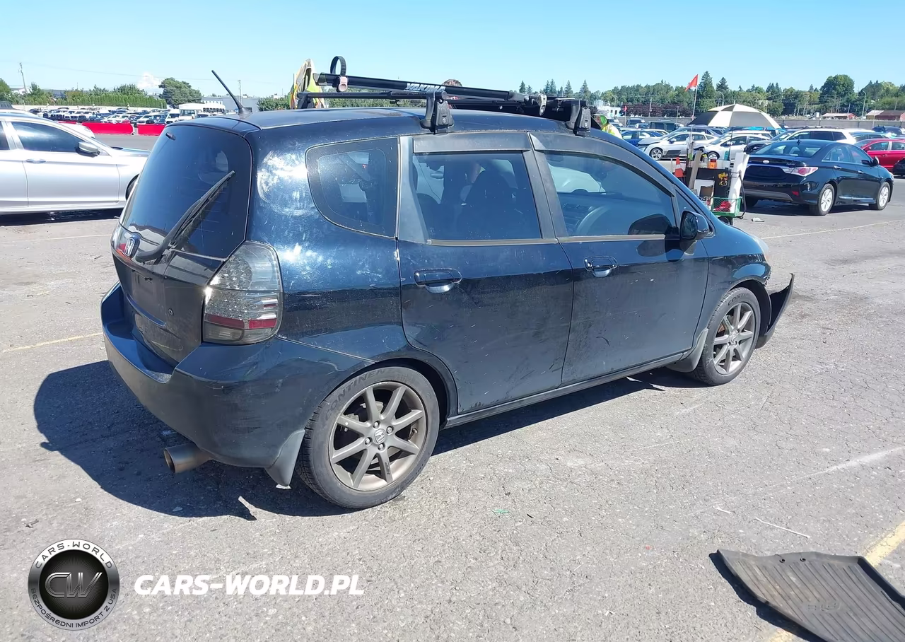 2007 Honda Fit VIN:JHMGD37497S051958 - 4