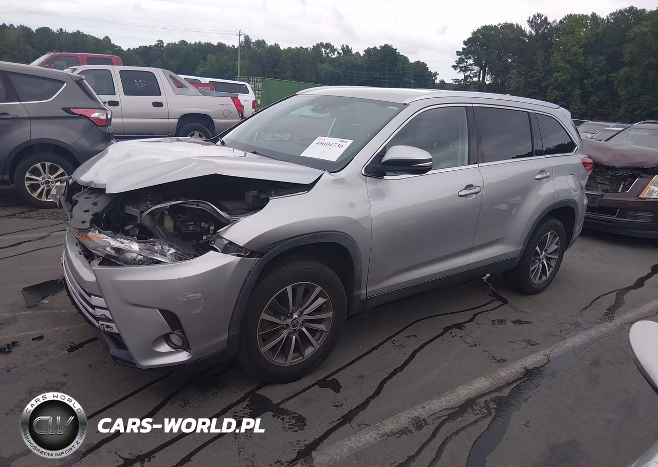2019 Toyota Highlander Xle VIN:5TDKZRFH7KS574997 - 2