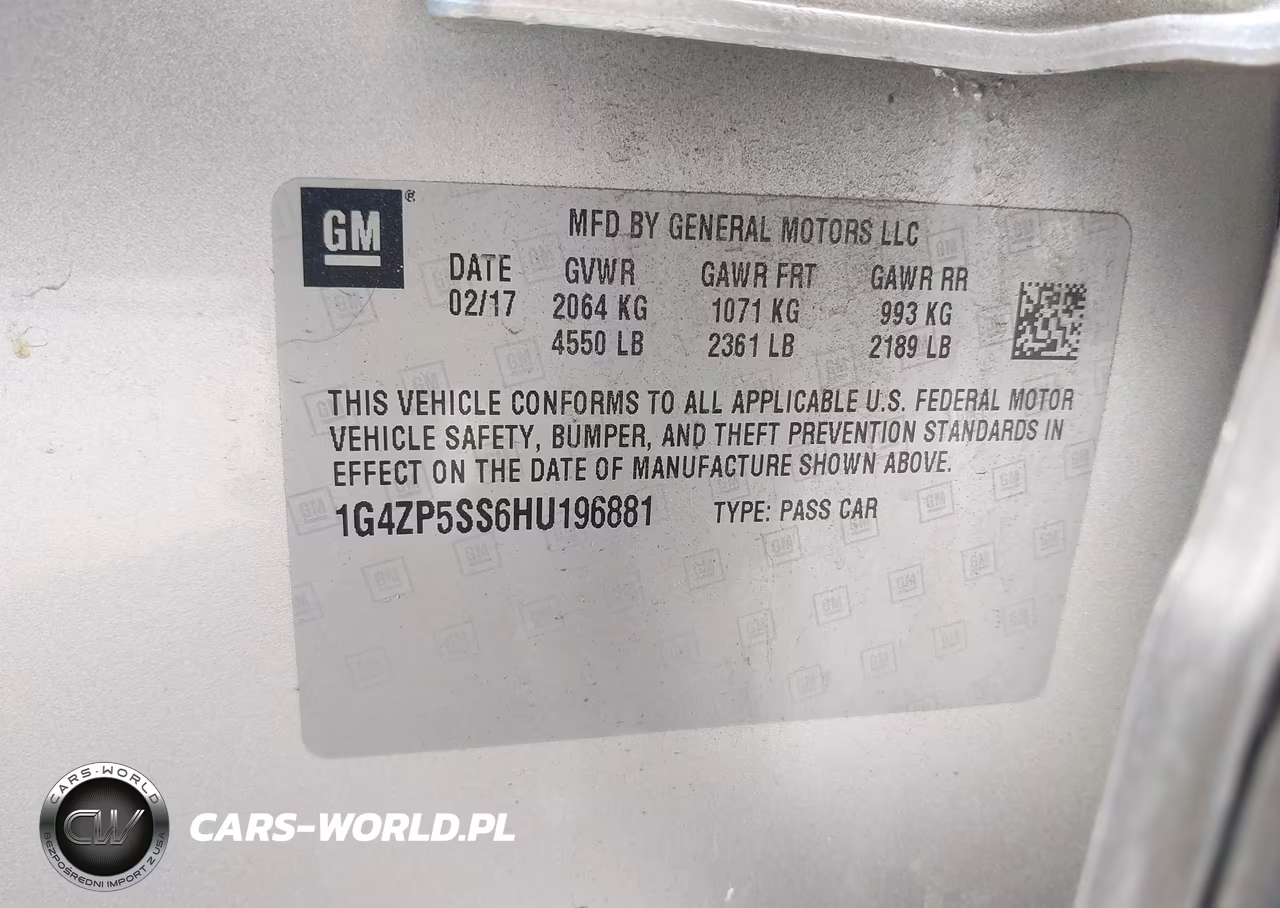 2017 Buick Lacrosse Essence VIN:1G4ZP5SS6HU196881 - 9
