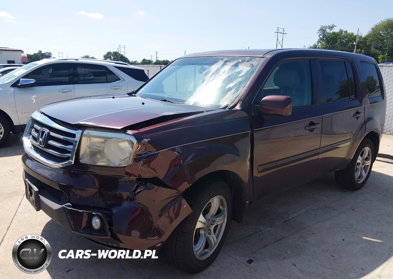 2014 Honda Pilot Ex-L VIN:5FNYF3H51EB001640 - 2
