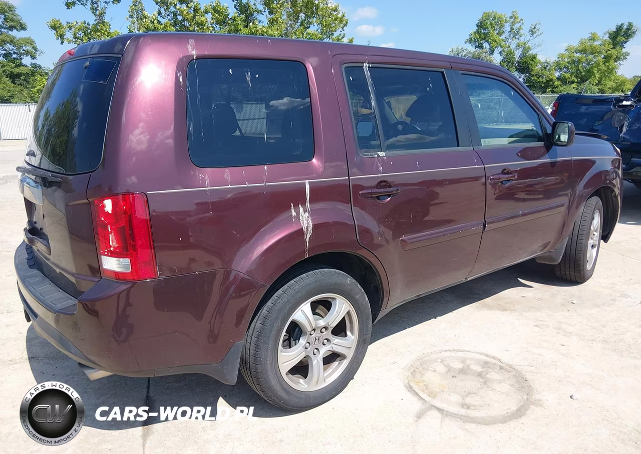 2014 Honda Pilot Ex-L VIN:5FNYF3H51EB001640 - 4