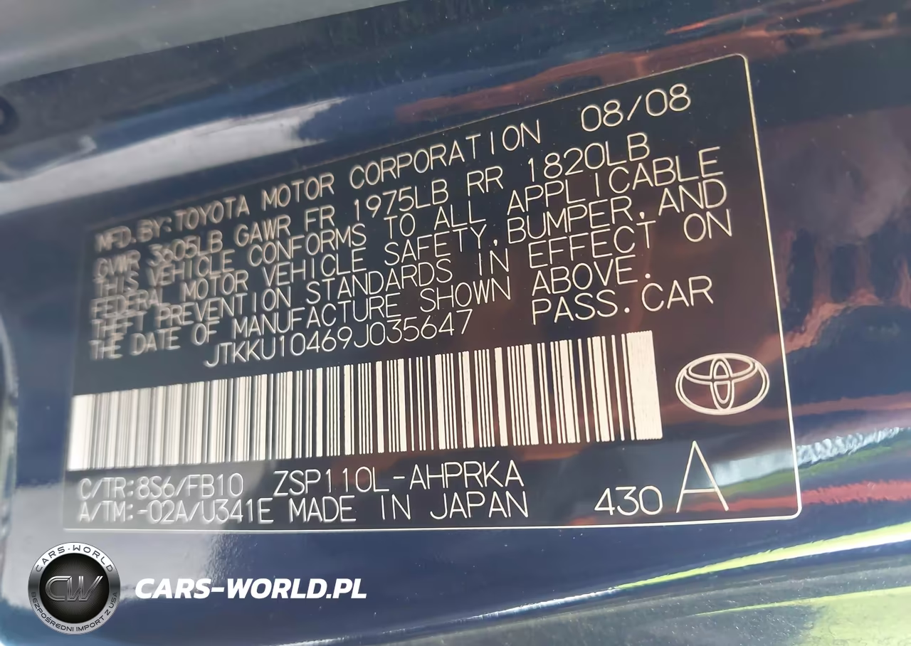 2009 Scion Xd VIN:JTKKU10469J035647 - 9