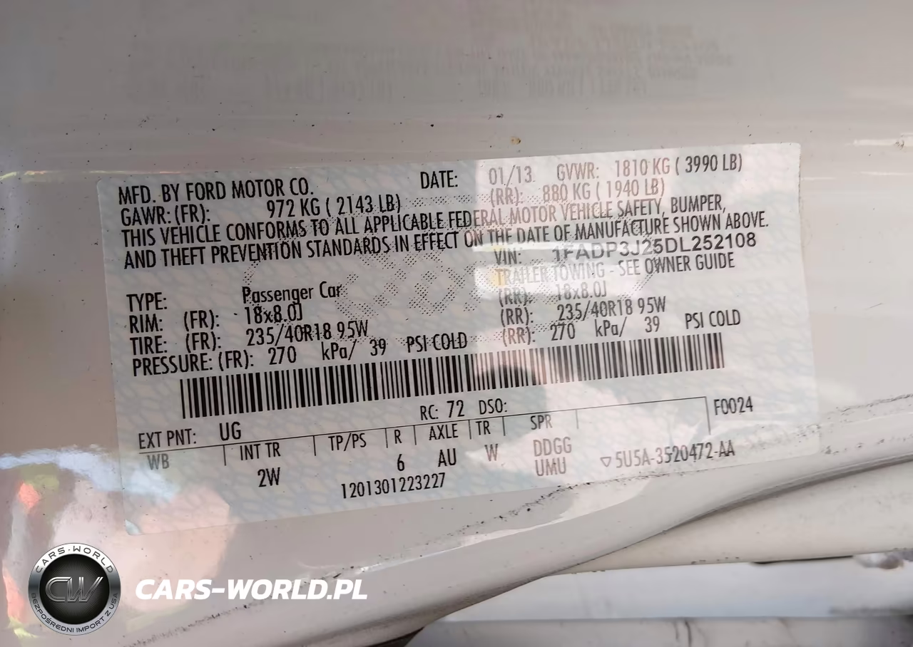 2013 Ford Focus Titanium VIN:1FADP3J25DL252108 - 9