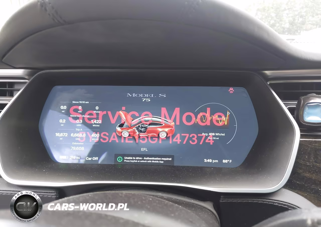 2016 Tesla Model S 60-70-75-85 VIN:5YJSA1E15GF147374 - 7