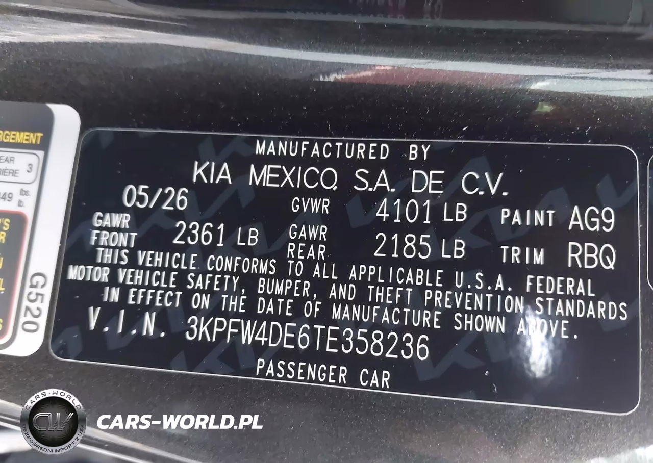 2026 Kia K4 Gt-Line VIN:3KPFW4DE6TE358236 - 9