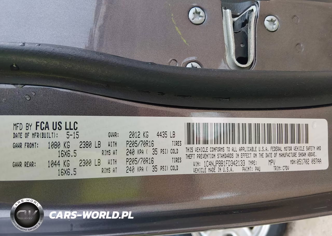 2015 Jeep Patriot Sport VIN:1C4NJPBB1FD342133 - 9