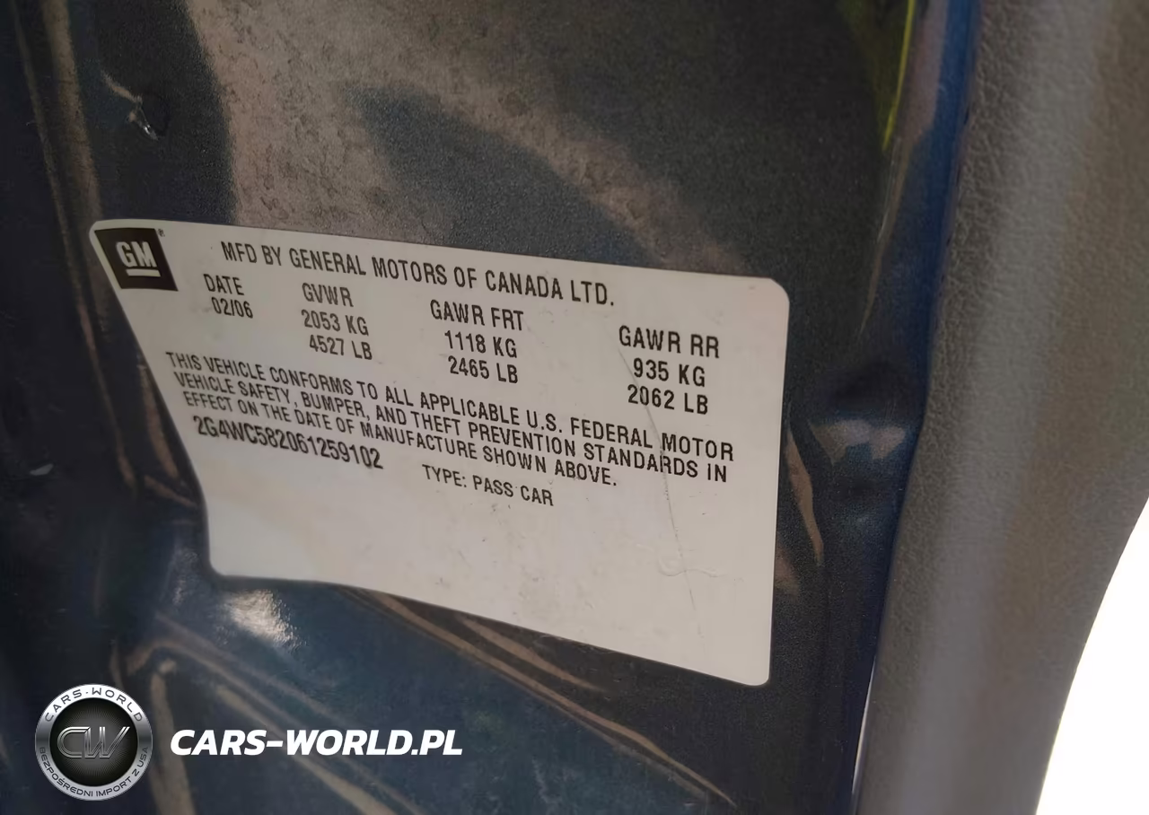 2006 Buick Lacrosse Cx VIN:2G4WC582061259102 - 9