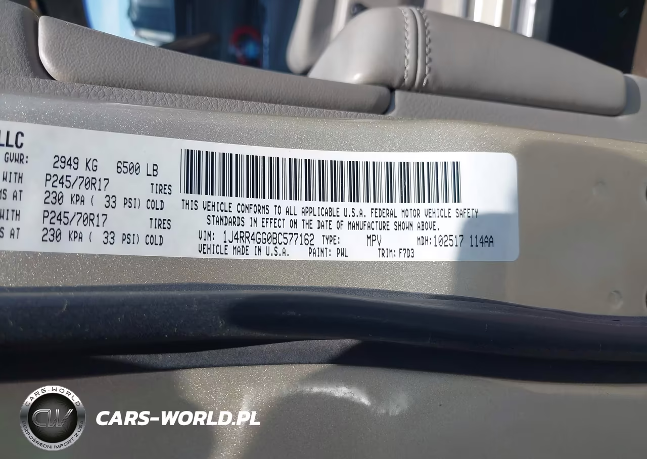 2011 Jeep Grand Cherokee Laredo VIN:1J4RR4GG0BC577162 - 9