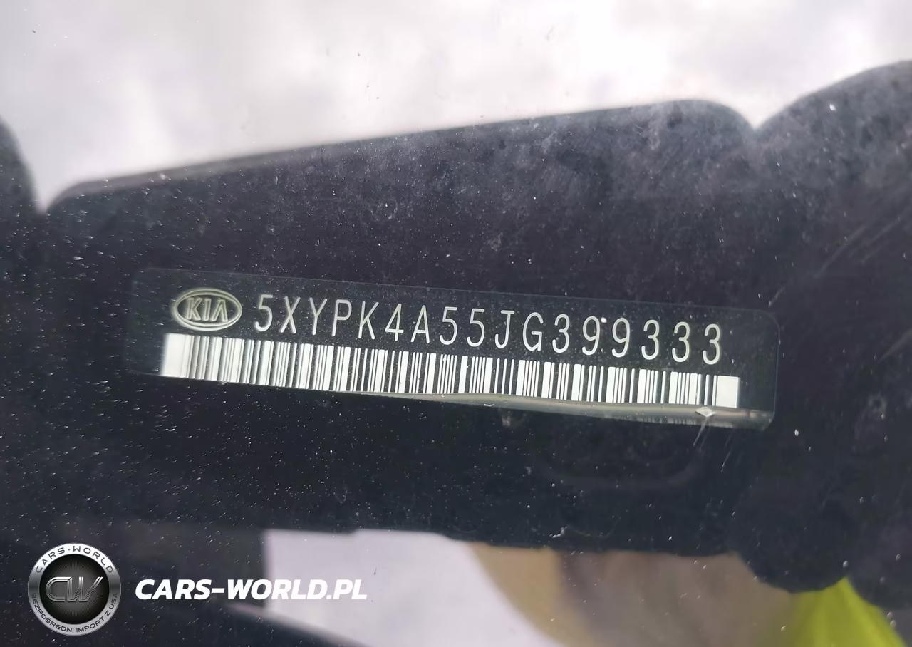 2018 Kia Sorento 3.3L Sx VIN:5XYPK4A55JG399333 - 9