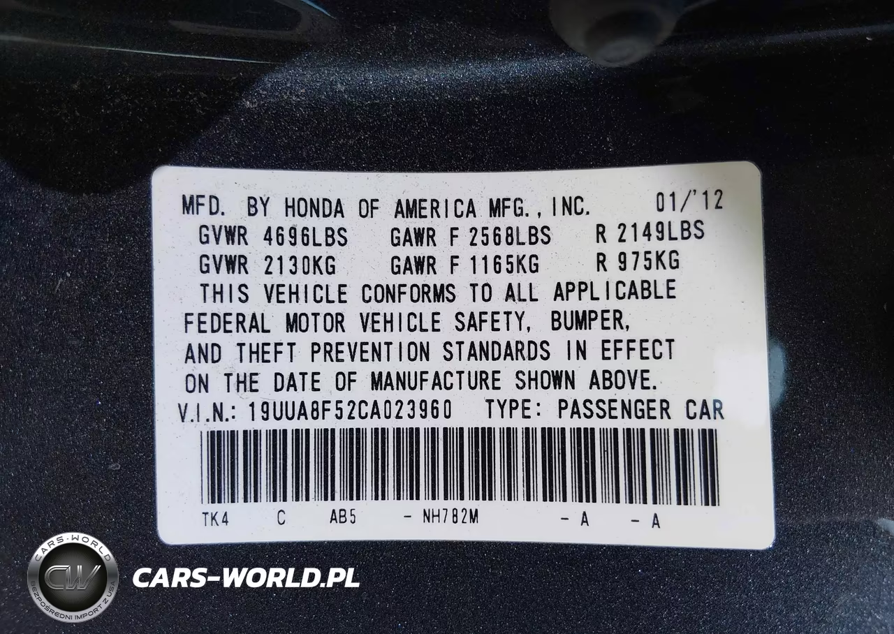 2012 Acura Tl 3.5 VIN:19UUA8F52CA023960 - 9