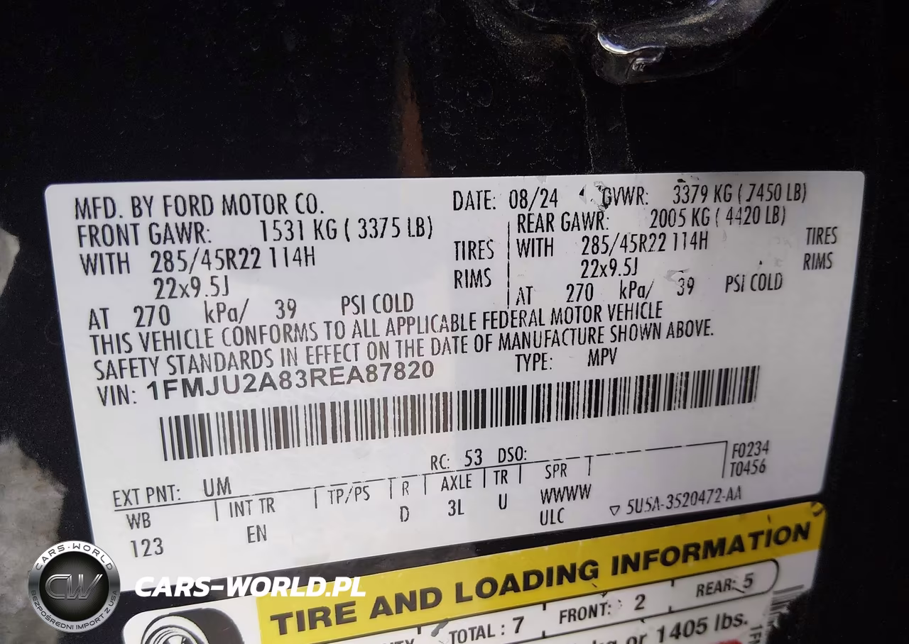 2024 Ford Expedition Limited VIN:1FMJU2A83REA87820 - 9