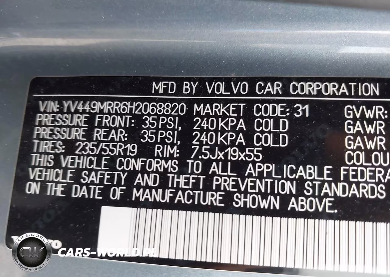 2017 Volvo Xc60 T6 Dynamic VIN:YV449MRR6H2068820 - 9
