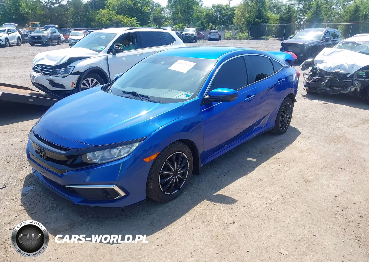 2019 Honda Civic Lx VIN:19XFC2F65KE040044 - 2