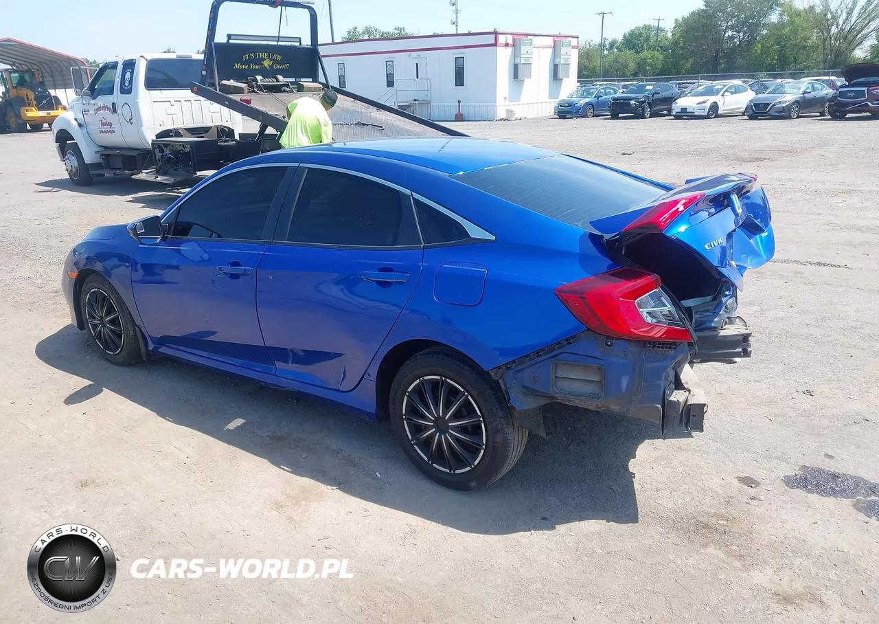 2019 Honda Civic Lx VIN:19XFC2F65KE040044 - 3