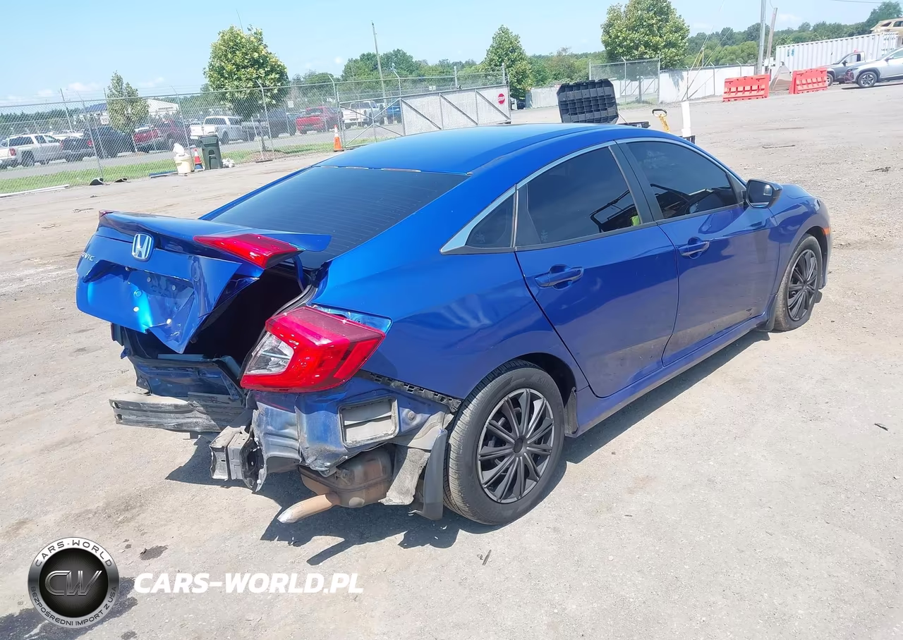 2019 Honda Civic Lx VIN:19XFC2F65KE040044 - 4